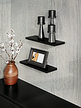 Полиця з ДСП на стінку, потайна полиця, полиця з невидимим кріпленням, фото 4
