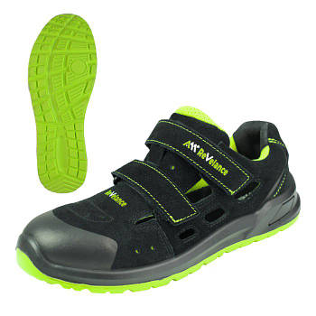 Спецвзуття робочі сандалі літні з металевим носком зі ступенем захисту SB, літні робочі сандалі