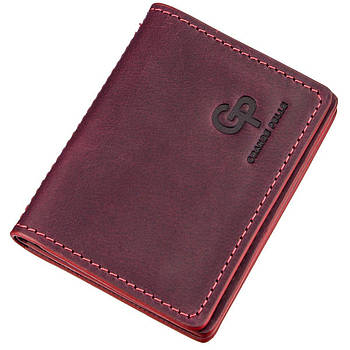 Обкладинка для водійських прав шкіряна GRANDE PELLE 11192 Бордова