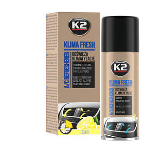 Очищувач кондиціонера авто 150мл K2 Klima Fresh - Лимон (K222)