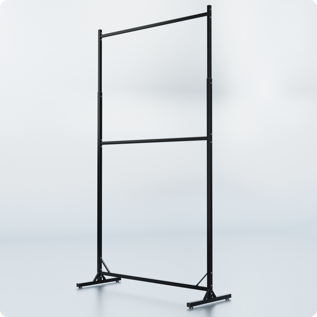 Стійка регульована розбірна "TAIPEI" 1250х2250х500мм. Рейл торговий для одягу, кронштейнів для бутіка., фото 1