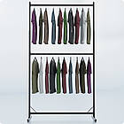 Стійка регульована розбірна "TAIPEI" 1250х2250х500мм. Рейл торговий для одягу, кронштейнів для бутіка., фото 4