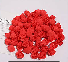 Троянди з фомірану 3,5 см, червоний