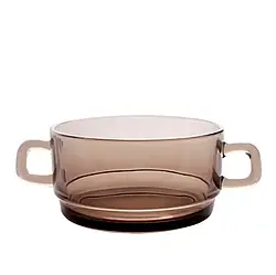 Борщівниця 350 мл скляна димна з ручками 431360(9420)