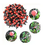 Набір для крапельного поливання рослин саду городу Aqualin Комплект крапельне зрошення теплиці 25 м 30 форсунок, фото 4