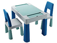 Комплект меблів TEGGI MULTIFUN+2 стільця turquoise navy grey(VS)