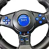 Кермо з педалями 3в1 Vibration Steering wheel, фото 6