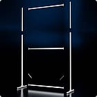 Стійка регульована розбірна "TAIPEI" 1250х2250х500мм. Рейл торговий для одягу, кронштейнів для бутіка., фото 3