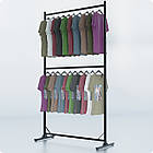 Стійка регульована розбірна "TAIPEI" 1250х2250х500мм. Рейл торговий для одягу, кронштейнів для бутіка., фото 5