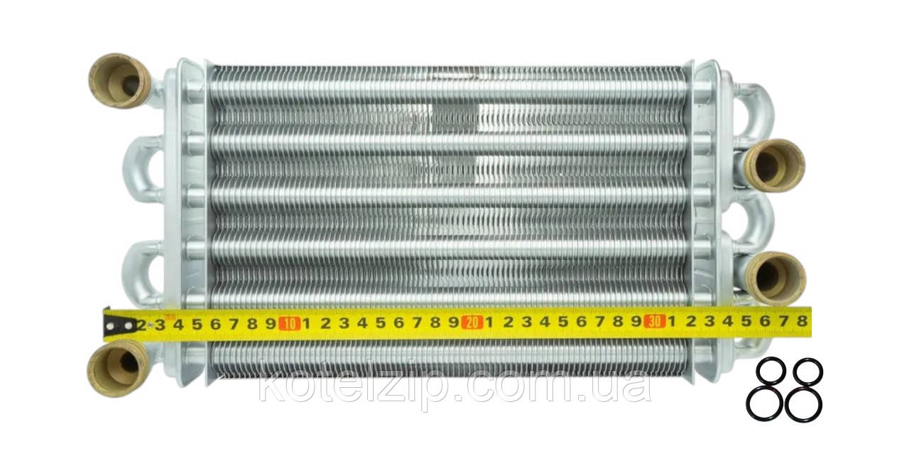 Бітермічний теплообмінник до котла Westen Quasar, Baxi Main Art. 616170