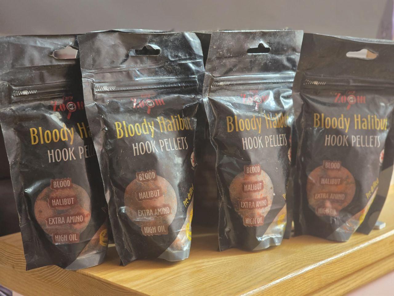 Насадочний пеллетс Carp Zoom Bloody Halibut Hook Pellets 20mm 150г