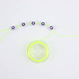 Набір лісок різнокольорових для бісеру 10 штук нитка для бісеру, фото 3