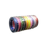 Набір лісок різнокольорових для бісеру 10 штук нитка для бісеру, фото 2