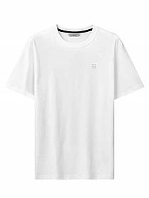 Чоловіча однотонна футболка вільного крою