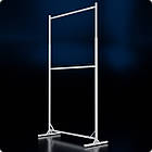 Стійка регульована розбірна "TAIPEI" 1250х2250х500мм. Рейл торговий для одягу, кронштейнів для бутіка., фото 2