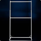 Стійка регульована розбірна "TAIPEI" 1250х2250х500мм. Рейл торговий для одягу, кронштейнів для бутіка., фото 2