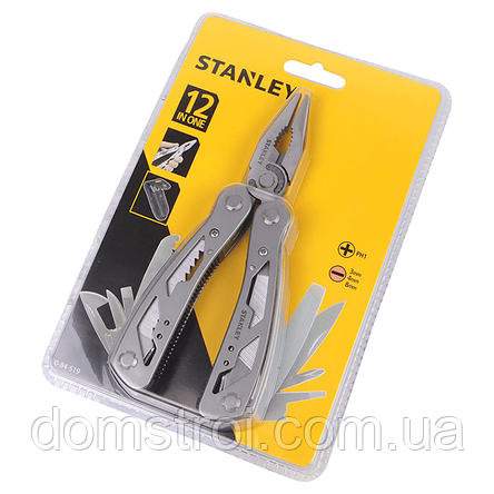 Мультиінструмент 12-в-1 з чохлом Stanley Multitool 0-84-519, фото 1