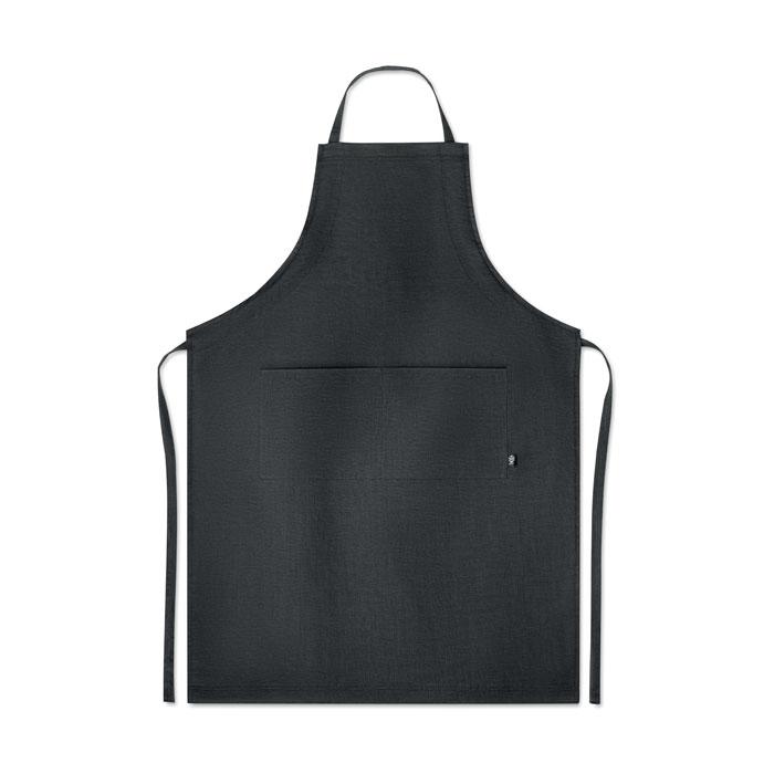 Фартух "NAIMA APRON" з конопляного полотна Чорний