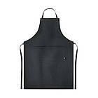 Фартух "NAIMA APRON" з конопляного полотна Чорний