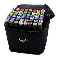 Маркери для скетчингу Touch 48 шт двосторонній фломастери