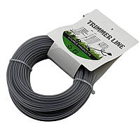 Волосінь для тримера 3 мм х 15 м "зірка" армована, Тримерна волосінь, Волосінь для коси