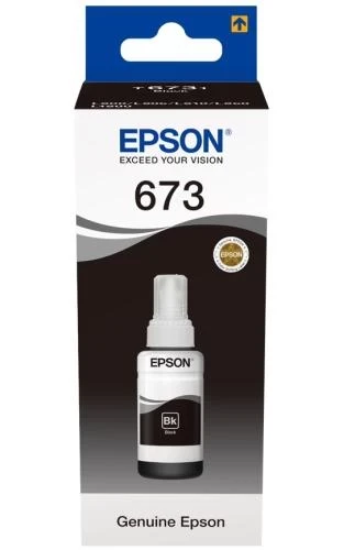 Контейнер із чорнилом Epson 673 Black T6731, фото 1