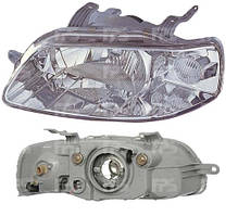 Фара передня Chevrolet Aveo T200 SDN/HB 2002-2008 лів. (мех/ел) (без ламп) (H4/W5W) DEPO