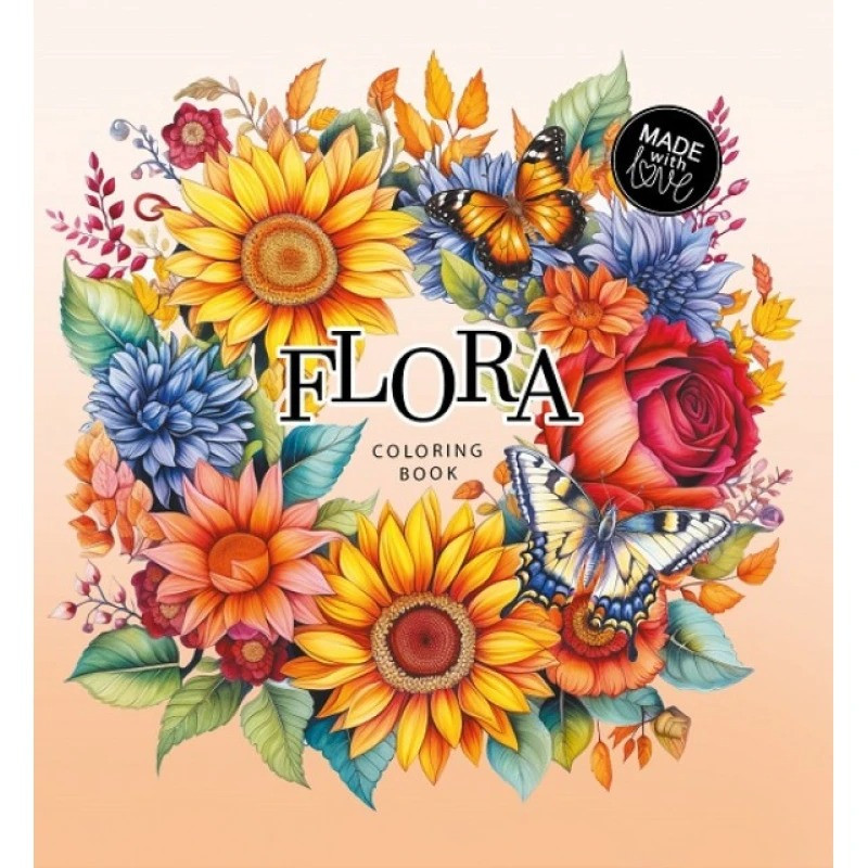 Розмальовка Art studio of Happines Flora, 21 малюнок 16х16 см