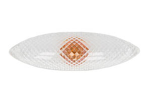 Покажчик повороту Toyota Yaris 1999-2006 на крилі лівий білий з жовтою вставкою + лампа DEPO