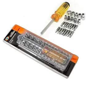 Набір інструментів Screwdriver Case GQ-220 з викруткою та 27 бітами (7_02023)