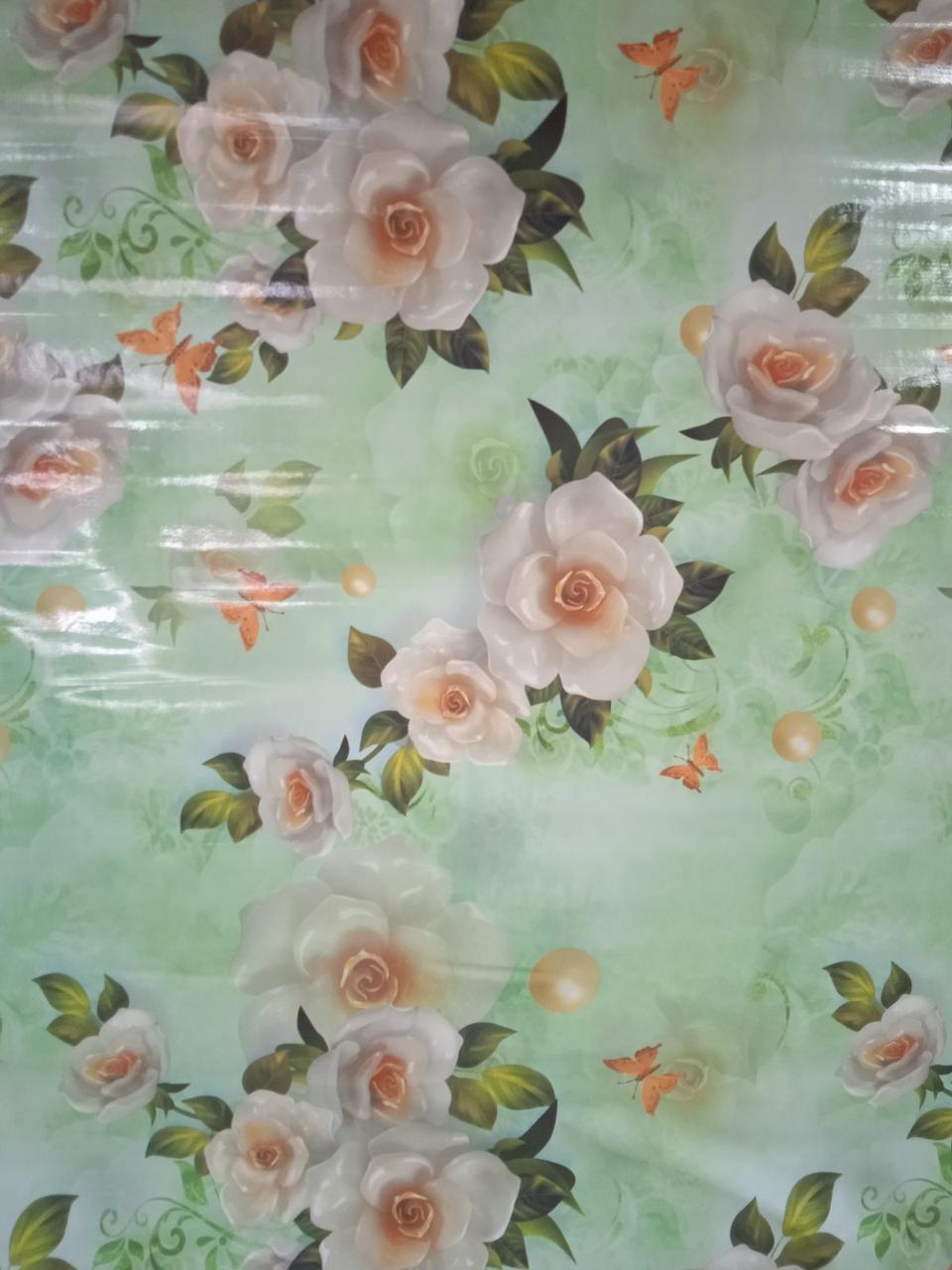 Скатертина - клейонка  на тканинній основі  Ширина: 140, фото 1