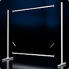 Стійка розбірна "TAIPEI" 1500х1700х500мм. Рейл торговий для одягу, кронштейнів для бутіка., фото 3