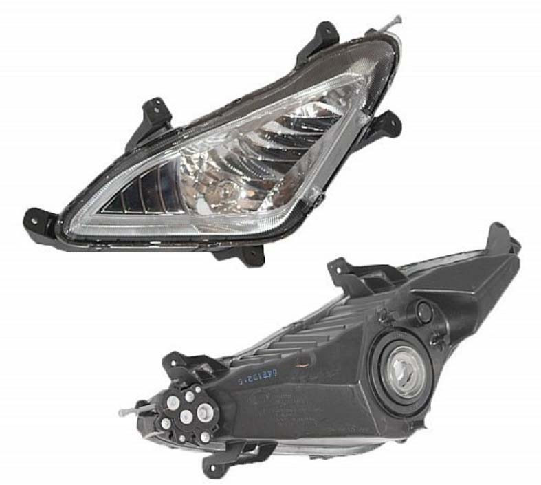 Протитуманний ліхтар Hyundai Elantra MD EUR 2014-2016 передн. прав. (без ламп). (H8). (без функції DRL) DEPO