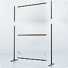 Стійка регульована розбірна "TAIPEI" 1500х2250х500мм. Рейл торговий для одягу, кронштейнів для бутіка., фото 3