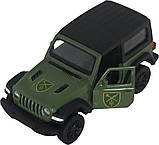 Машинка TechnoDrive серії Шеврони Героїв JEEP WRANGLER RUBICON "ОК "ПІВНІЧ"" {1403-piho}, фото 7