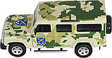 Машинка TechnoDrive серії Шеврони Героїв LAND ROVER DEFENDER "ОК "СХІД" {1403-piho}, фото 2