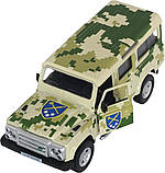 Машинка TechnoDrive серії Шеврони Героїв LAND ROVER DEFENDER "ОК "СХІД" {1403-piho}, фото 8