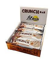 Протеїновий батончик Crunch Bar Морозиво и солена карамель БЕЗ ЦУКРУ 50 г 25% FitWin, фото 2