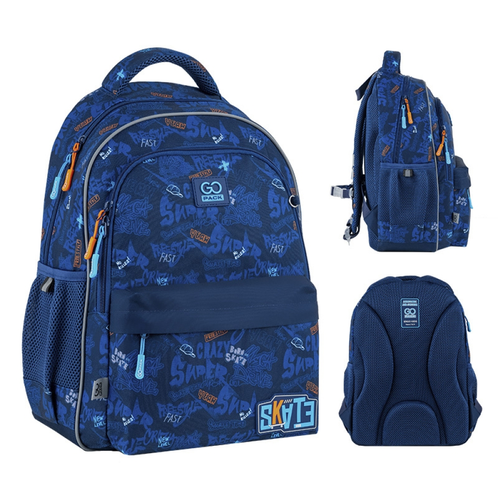Рюкзак шкільний GoPack Education Crazy Skate GO25-182M-7, фото 1