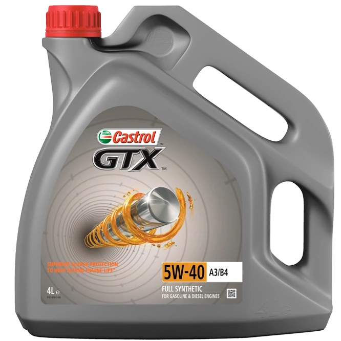Моторне мастило Castrol GTX 5W-40 A3/B4 4 л.