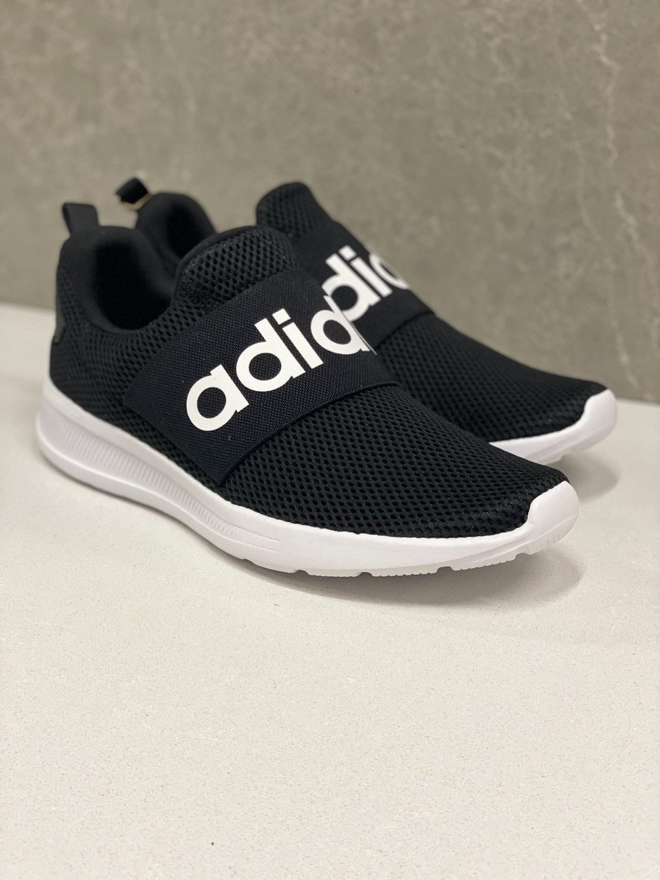 Чоловічі кросівки Adidas LITE RACER ADAPT 4.0 cloudfoam comfort, текстиль, чорні, розмір 44 Оригінал
