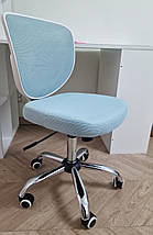 Крісло Лео сітка блакитна / хром ТМ Richman, фото 5