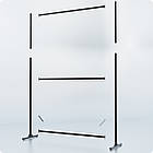 Стійка регульована розбірна "TAIPEI" 1500х2250х500мм. Рейл торговий для одягу, кронштейнів для бутіка., фото 3