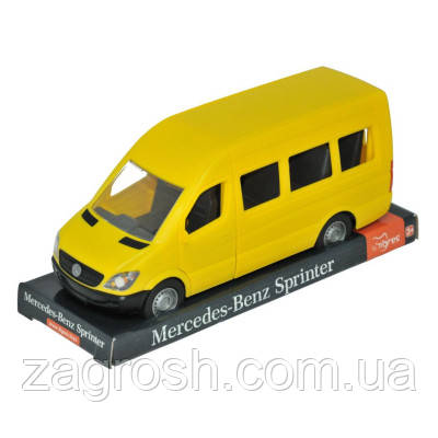 Promo Ціна! Машина Tigres Mercedes-Benz Sprinter пасажирський (жовтий) на планшетці (39716) - тільки на ZaGrosh.com.ua, фото 1