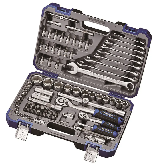 Набір інструментів професійний 1/4" і 1/2" 82 од. Haisser BLACK 70253, фото 1