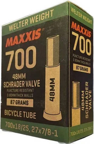 Камера Maxxis Welter Weight 700x18/25C AV L:48мм, фото 1
