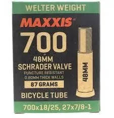 Камера Maxxis Welter Weight 700x18/25C AV L:48мм, фото 3