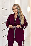 Костюм зі стразами на лампасах у кольорах 8775, фото 6