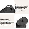 Ручка монопод для камери і телефону gopro тримач рукоятка для відеозйомки універсальна гвинт 1/4 Ulanzi, фото 4