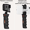 Ручка монопод для камери і телефону gopro тримач рукоятка для відеозйомки універсальна гвинт 1/4 Ulanzi, фото 7